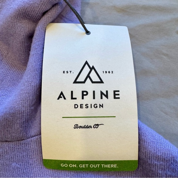 Alpine Design‎ Lilac Soft Turtleneck Sweater - Picture 5 of 6